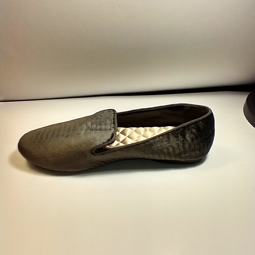 Birdies The Starling Charcoal Python Velvet Embossed Loafers Women's sz 8. - Picture 6 of 11